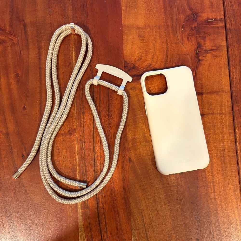 CAEP / CÆP iPhone 13 Case in Sand + Matching Crossbody Strap